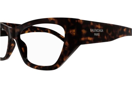 szemüvegeinket Balenciaga BB0372O 002 Szogletes Havana