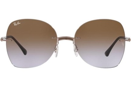 Napszemüvegek Ray-Ban Titanium Collection RB8066 155/68 Szogletes Barna