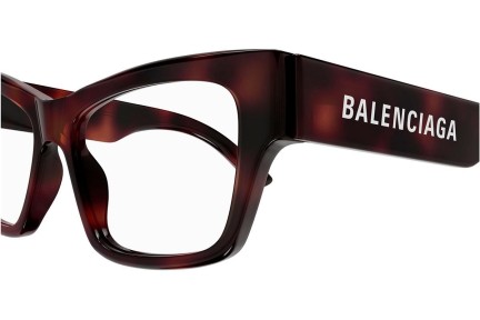 szemüvegeinket Balenciaga BB0378O 002 Szogletes Havana