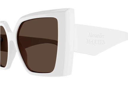 Napszemüvegek Alexander McQueen AM0467S 004 Szogletes Fehér