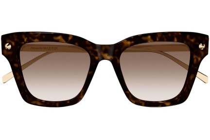 Napszemüvegek Alexander McQueen AM0483S 002 Szogletes Havana