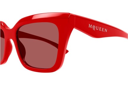 Napszemüvegek Alexander McQueen AM0473S 003 Szogletes Vörös