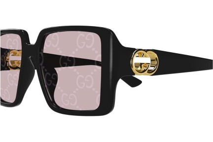 Napszemüvegek Gucci GG1692S 006 Szogletes Fekete