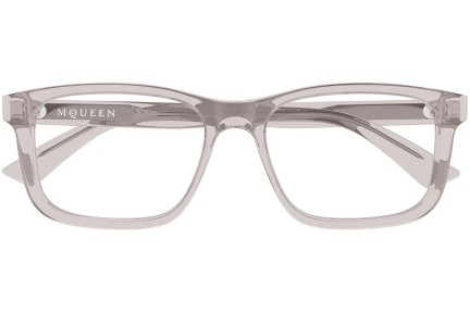 szemüvegeinket Alexander McQueen AM0486O 008 Szogletes Szürke