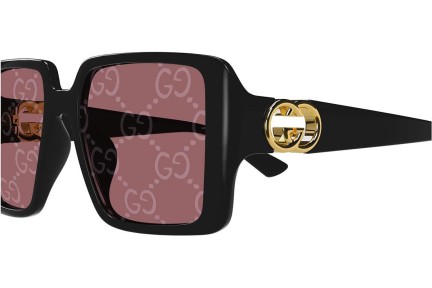 Napszemüvegek Gucci GG1692S 006 Szogletes Fekete