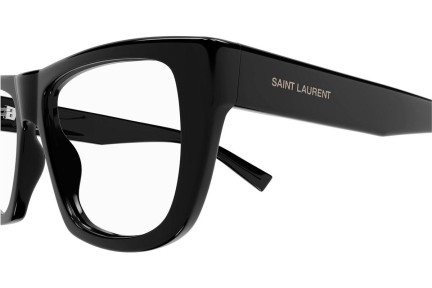 szemüvegeinket Saint Laurent SL714 001 Szogletes Fekete