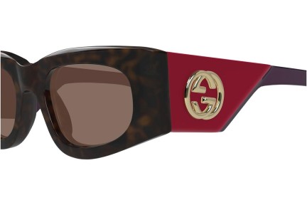 Napszemüvegek Gucci GG1664S 004 Szogletes Havana