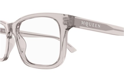 szemüvegeinket Alexander McQueen AM0486O 008 Szogletes Szürke