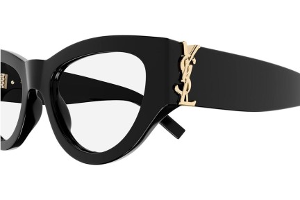 szemüvegeinket Saint Laurent SLM94OPT 001 Cat Eye Fekete