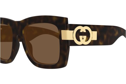 Napszemüvegek Gucci GG1688S 002 Szogletes Havana