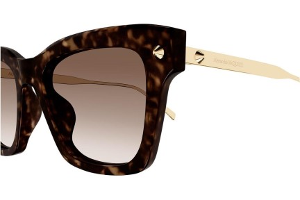 Napszemüvegek Alexander McQueen AM0483S 002 Szogletes Havana