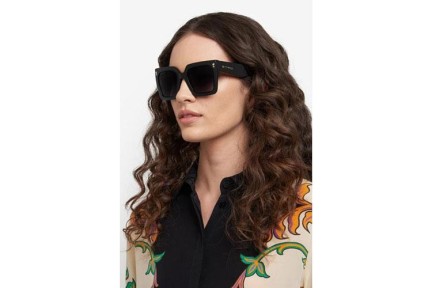 Napszemüvegek Etro ETRO0089/S 807/9O Cat Eye Fekete