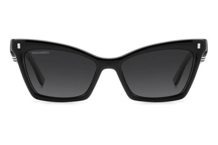 Napszemüvegek Dsquared2 ICON0026/S 807/9O Cat Eye Fekete