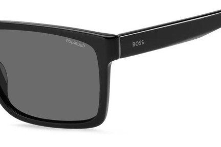 Napszemüvegek BOSS BOSS1760/G/S 807/M9 Polarized Szogletes Fekete