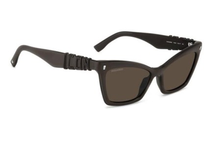 Napszemüvegek Dsquared2 ICON0026/S YZ4/70 Cat Eye Barna