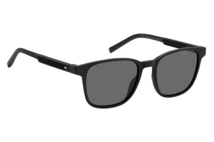 Napszemüvegek Tommy Hilfiger TH2202/S 807/M9 Polarized Szogletes Fekete