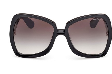 Napszemüvegek Tom Ford Jerry FT1222 01B Cat Eye Fekete