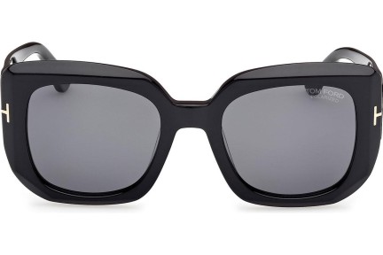 Napszemüvegek Tom Ford Carla-02 FT1220 01D Polarized Cat Eye Fekete