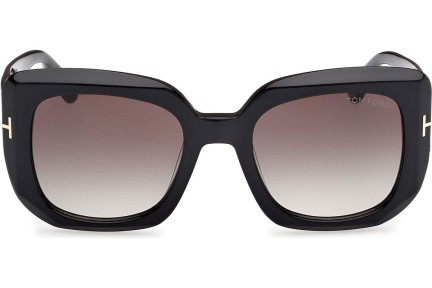 Napszemüvegek Tom Ford Carla-02 FT1220 01B Cat Eye Fekete