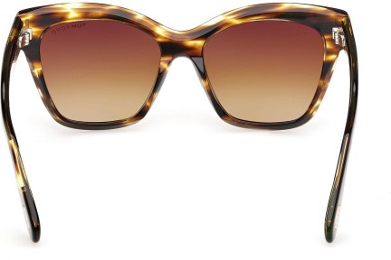 Napszemüvegek Tom Ford Elvira FT1217 55F Cat Eye Havana