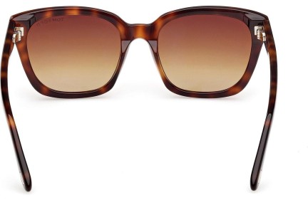 Napszemüvegek Tom Ford Haylay FT1216 53F Szogletes Havana