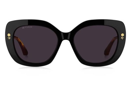 Napszemüvegek Etro ETRO0091/F/S 807/UR Cat Eye Fekete