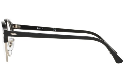 szemüvegeinket Ray-Ban Clubround RX4246V 2000 Browline Fekete