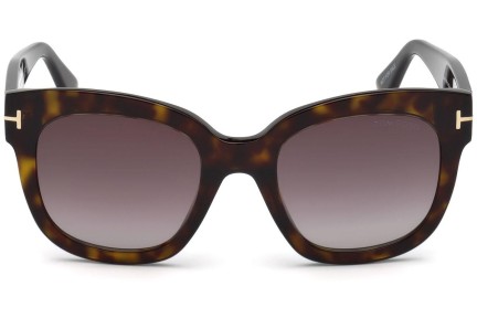 Napszemüvegek Tom Ford Beatrix FT0613 52T Szogletes Havana