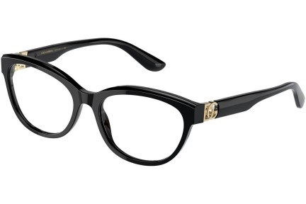 szemüvegeinket Dolce & Gabbana DG3342 501 Cat Eye Fekete