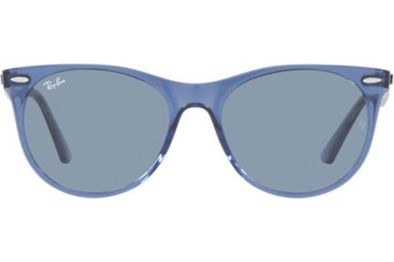 Napszemüvegek Ray-Ban Wayfarer II RB2185 658756 Szogletes Kék