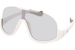 Napszemüvegek Moncler ML0230 21C Single Lens | Shield Fehér