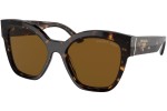 Napszemüvegek Prada PR17ZS 2AU5Y1 Polarized Szogletes Havana