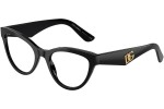 szemüvegeinket Dolce & Gabbana DG3372 501 Cat Eye Fekete