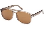 Napszemüvegek Tom Ford FT1022 45E Pilota Barna