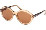 Napszemüvegek Tom Ford Seraphina FT1088 45E Kerek Barna