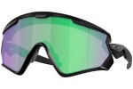 Napszemüvegek Oakley Wind Jacket 2.0 OO9418 941828 Single Lens | Shield Fekete