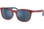 Napszemüvegek Ray-Ban Junior RJ9079S 716055 Szogletes Vörös