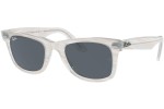 Napszemüvegek Ray-Ban Wayfarer RB2140F 1407R5 Szogletes Kék