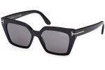 Napszemüvegek Tom Ford FT1030 01D Polarized Cat Eye Fekete