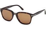 Napszemüvegek Tom Ford Graydon FT1213 52E Szogletes Havana