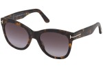 Napszemüvegek Tom Ford FT0870 52T Cat Eye Havana